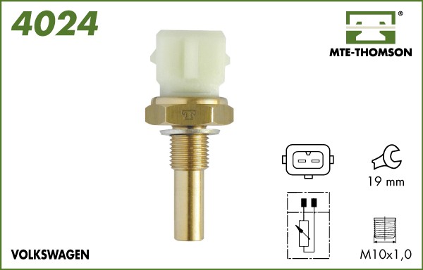 Senzor,temperatura lichid de racire 4024 MTE-THOMSON
