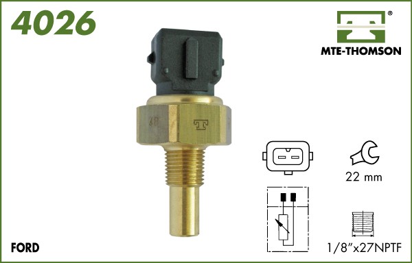 Senzor,temperatura lichid de racire 4026 MTE-THOMSON