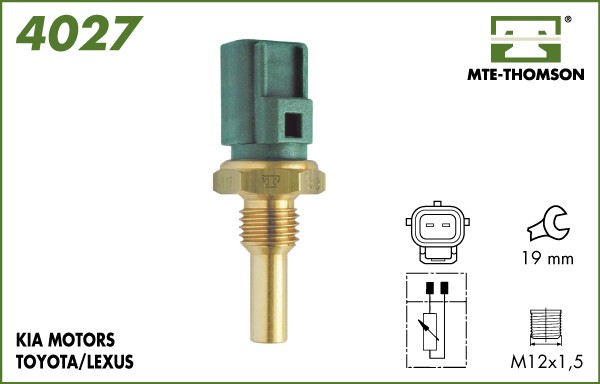 Senzor,temperatura lichid de racire 4027 MTE-THOMSON