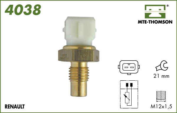 Senzor,temperatura lichid de racire 4038 MTE-THOMSON