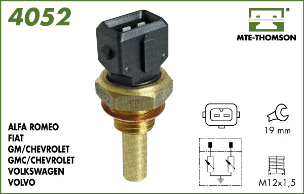 Senzor,temperatura lichid de racire 4052 MTE-THOMSON