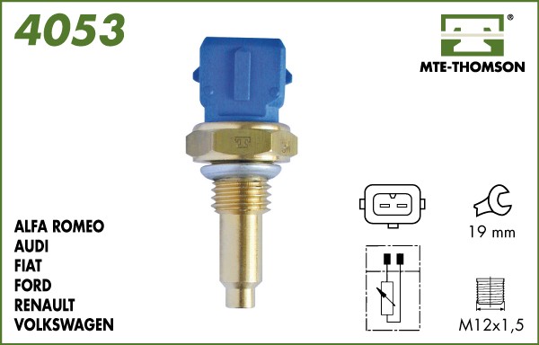 Senzor,temperatura lichid de racire 4053 MTE-THOMSON