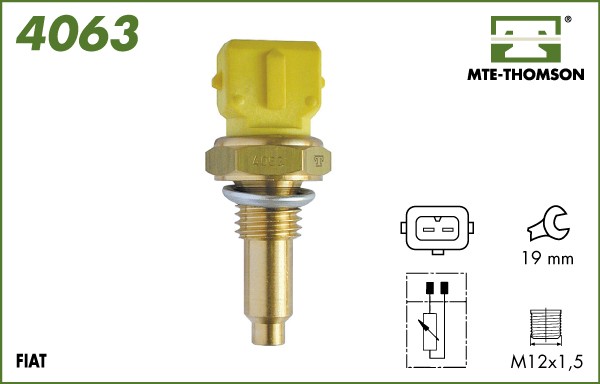 Senzor,temperatura lichid de racire 4063 MTE-THOMSON