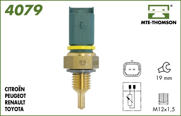 Senzor,temperatura lichid de racire 4079 MTE-THOMSON