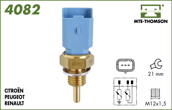 Senzor,temperatura lichid de racire 4082 MTE-THOMSON