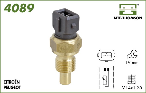 Senzor,temperatura lichid de racire 4089 MTE-THOMSON