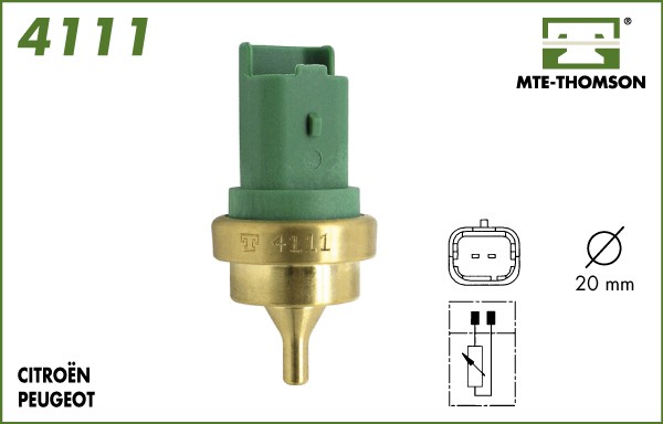 Senzor,temperatura lichid de racire 4111 MTE-THOMSON