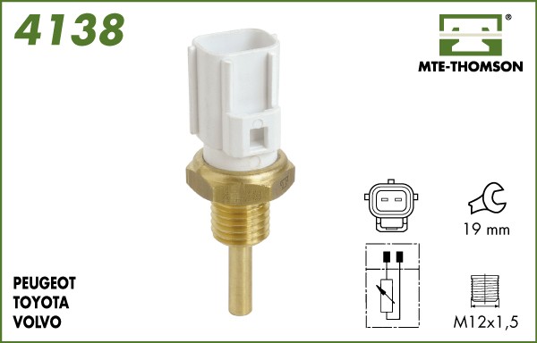 Senzor,temperatura lichid de racire 4138 MTE-THOMSON