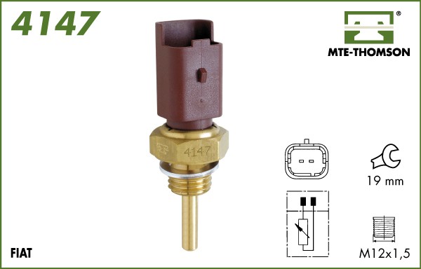 Senzor,temperatura lichid de racire 4147 MTE-THOMSON
