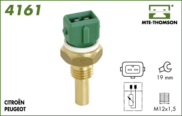 Senzor,temperatura lichid de racire 4161 MTE-THOMSON