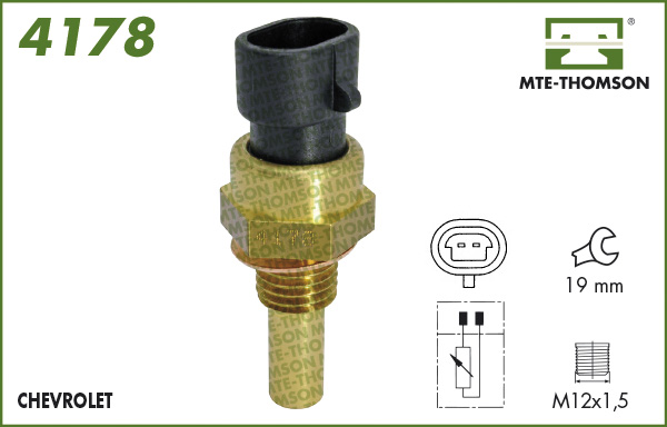 Senzor,temperatura lichid de racire 4178 MTE-THOMSON