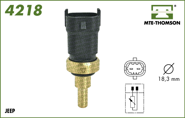 Senzor,temperatura lichid de racire 4218 MTE-THOMSON