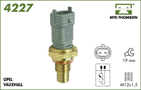Senzor,temperatura lichid de racire 4227 MTE-THOMSON