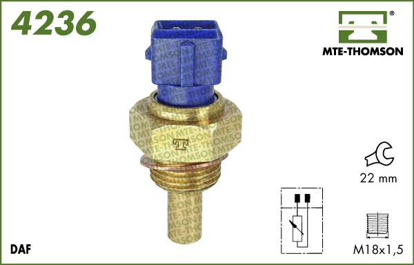 Senzor,temperatura lichid de racire 4236 MTE-THOMSON