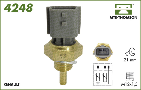 Senzor,temperatura lichid de racire 4248 MTE-THOMSON