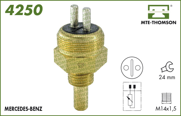 Senzor,temperatura lichid de racire 4250 MTE-THOMSON