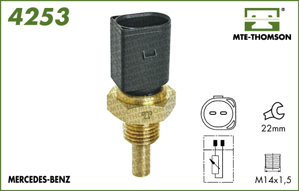 Senzor,temperatura lichid de racire 4253 MTE-THOMSON