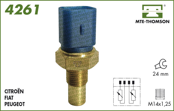 Senzor,temperatura lichid de racire 4261 MTE-THOMSON