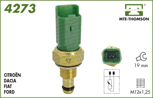 Senzor,temperatura lichid de racire 4273 MTE-THOMSON