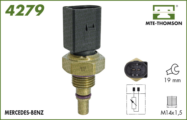 Senzor,temperatura lichid de racire 4279 MTE-THOMSON