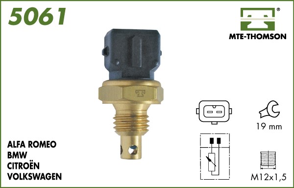 Senzor,temperatura aer admisie 5061 MTE-THOMSON