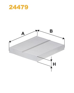 Filtru, aer habitaclu 24479 WIX FILTERS