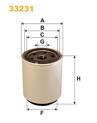 Filtru combustibil 33231 WIX FILTERS