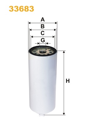 Filtru combustibil 33683 WIX FILTERS