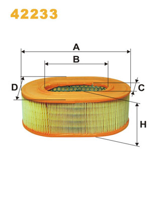 Filtru aer 42233 WIX FILTERS