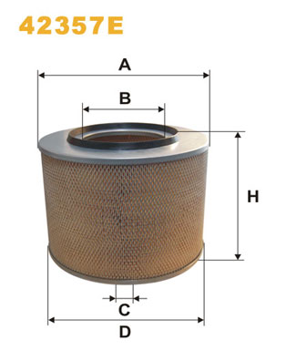 Filtru aer 42357E WIX FILTERS