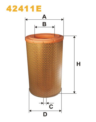 Filtru aer 42411E WIX FILTERS