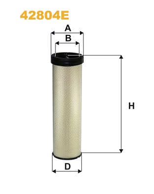 Filtru aer secundar 42804E WIX FILTERS