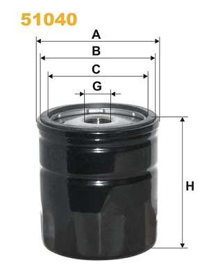 Filtru ulei 51040 WIX FILTERS