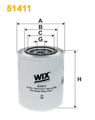 Filtru ulei 51411 WIX FILTERS