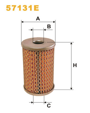 Filtru hidraulic, sistem directie 57131E WIX FILTERS