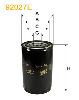 Filtru ulei 92027E WIX FILTERS