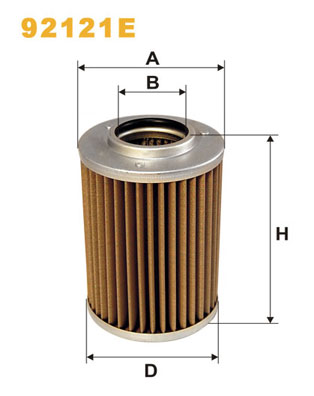 Filtru hidraulic, cutie de viteze automata 92121E WIX FILTERS