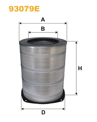 Filtru aer 93079E WIX FILTERS