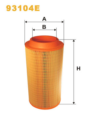 Filtru aer 93104E WIX FILTERS
