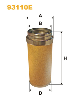 Filtru aer secundar 93110E WIX FILTERS