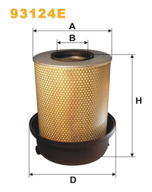 Filtru aer 93124E WIX FILTERS