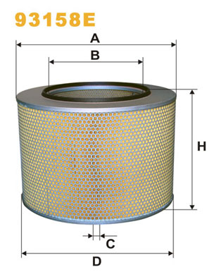 Filtru aer 93158E WIX FILTERS