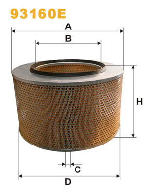 Filtru aer 93160E WIX FILTERS