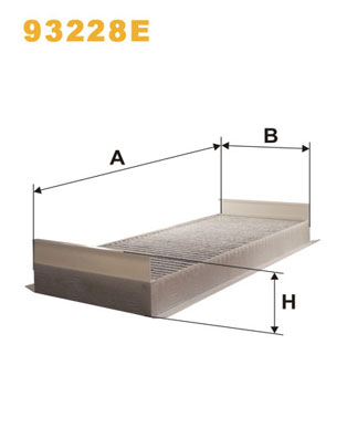 Filtru, aer habitaclu 93228E WIX FILTERS