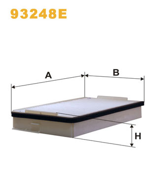 Filtru, aer habitaclu 93248E WIX FILTERS