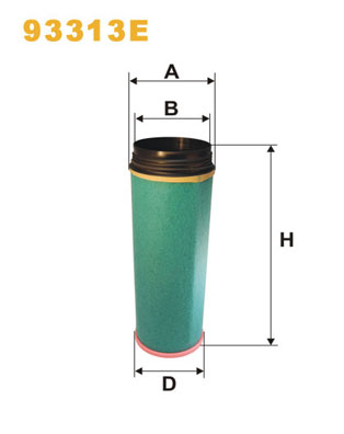 Filtru aer secundar 93313E WIX FILTERS
