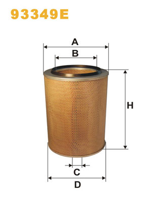 Filtru aer 93349E WIX FILTERS