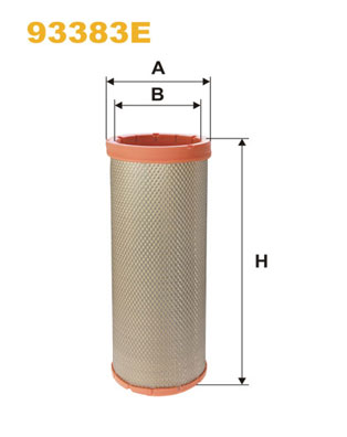 Filtru aer secundar 93383E WIX FILTERS