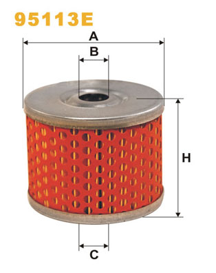 Filtru combustibil 95113E WIX FILTERS