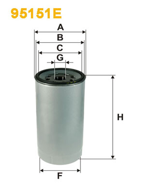 Filtru combustibil 95151E WIX FILTERS